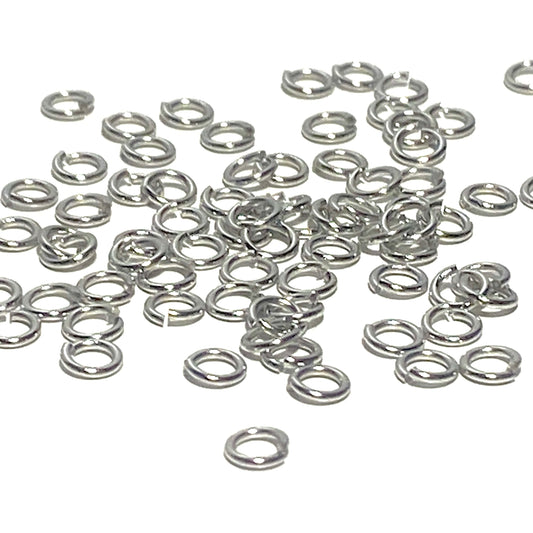 Bindringar silver 4mm