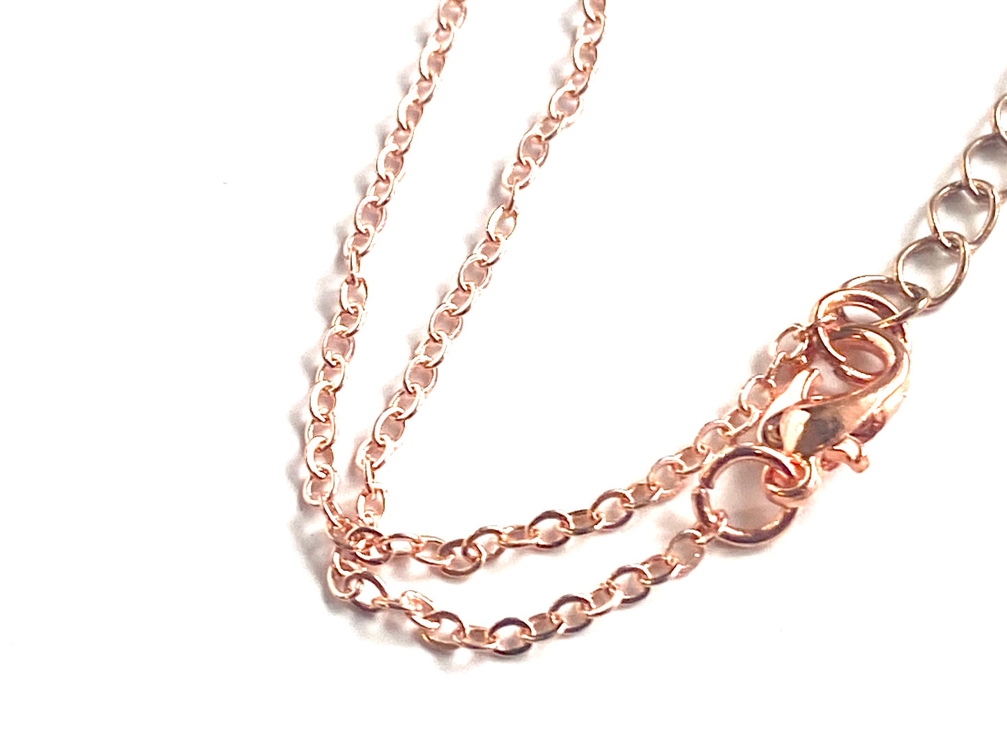 Halsband Roseguld med hjärta cubic zirconia