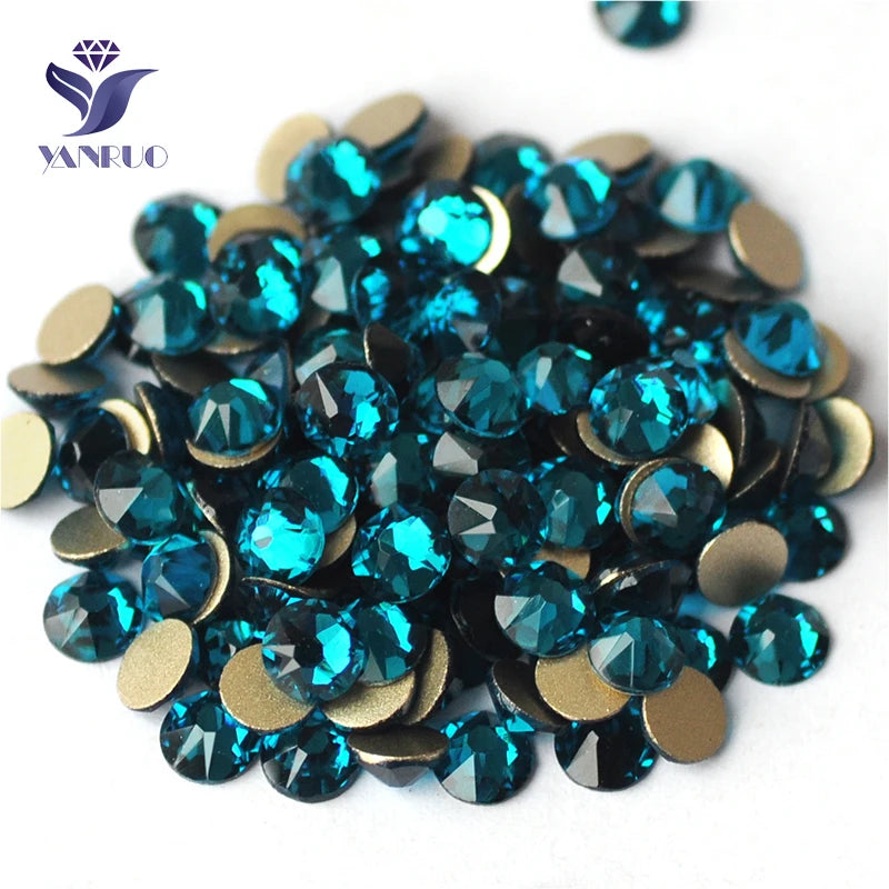 Strass stenar Blue zircon ej hot fix