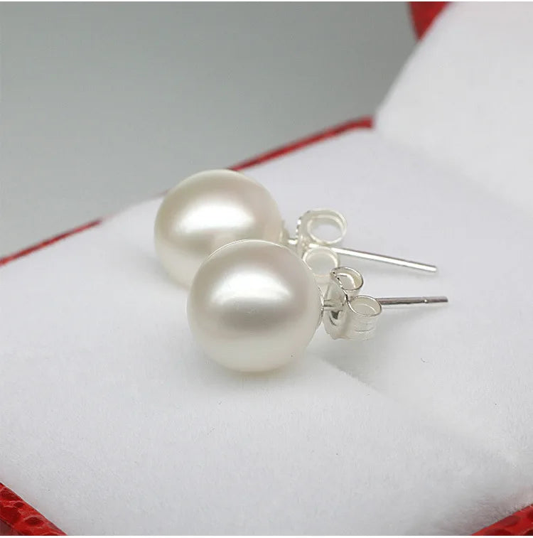 freshwater Pearl örhängen 925 sterling silver