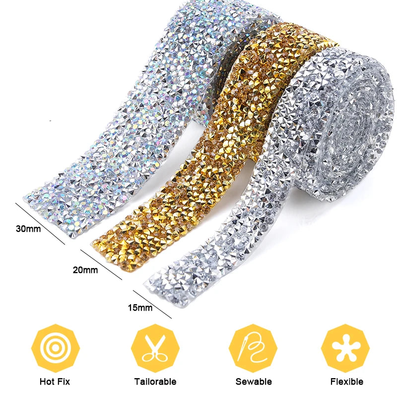 Strass band 3set