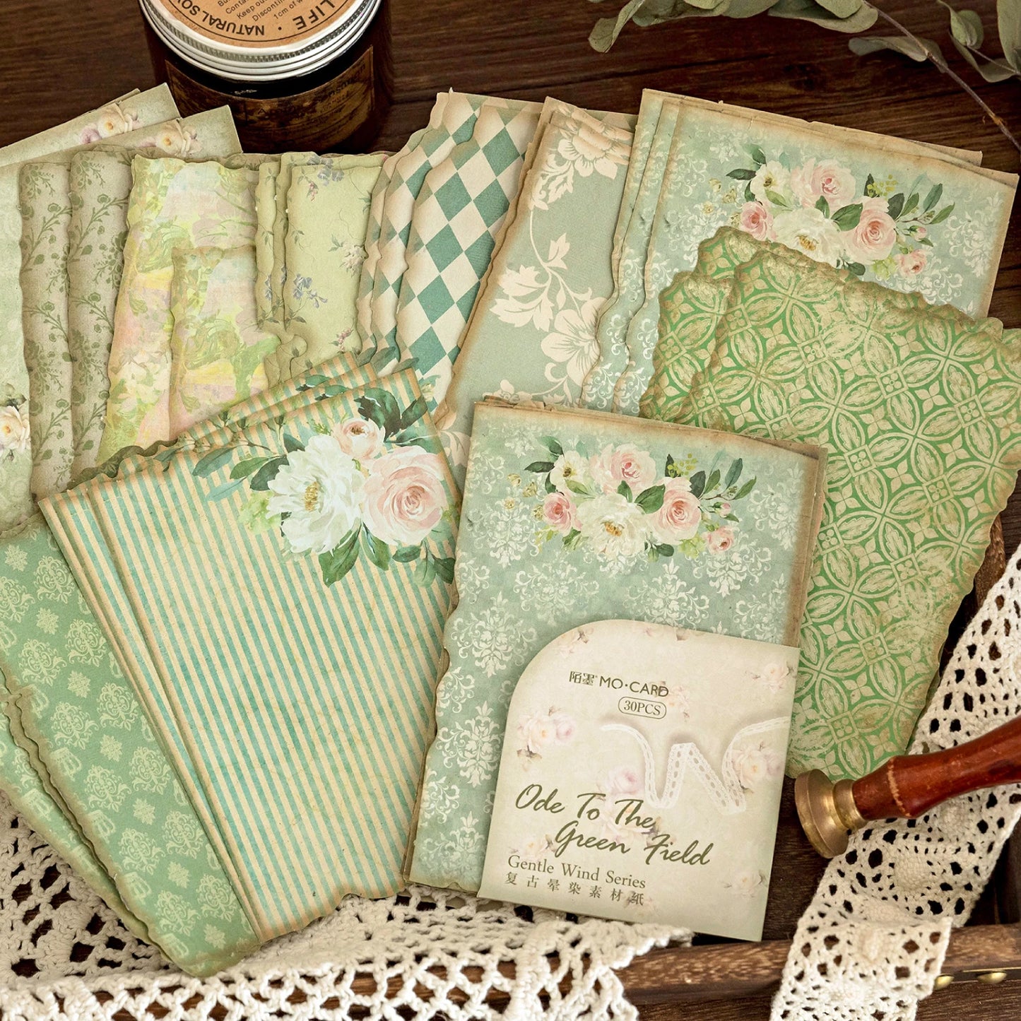 Scrapbooking vintage papper