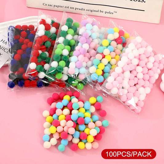 100-pack små pom pom