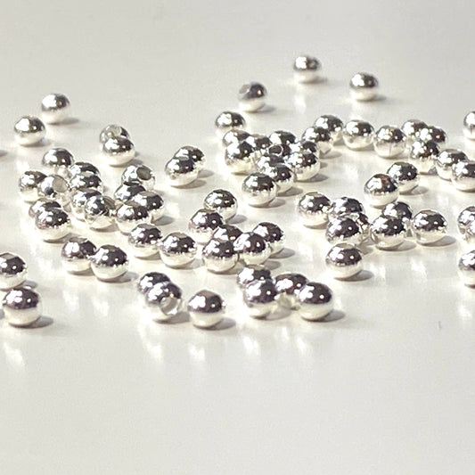 Pärlor platinum 2mm