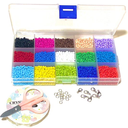 Pärllåda - Seed beads kit